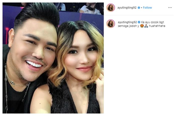 Ivan Gunawan dan Ayu Ting Ting. (Instagram/@ayutingting92)