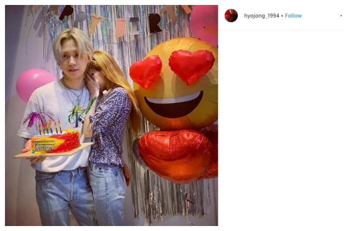 HyunA dan Edawn. (Instagram/@hyojong_1994)