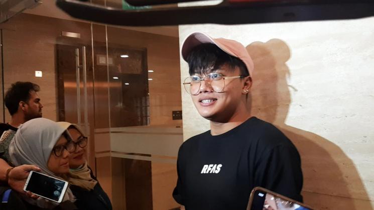 Penyanyi Rizky Febian. [Matamata.com/Sumarni]