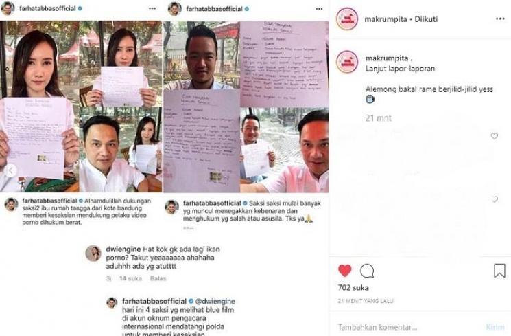 Hotman Paris akan melaporkan Farhat Abbas? (Instagram @makrumpita)