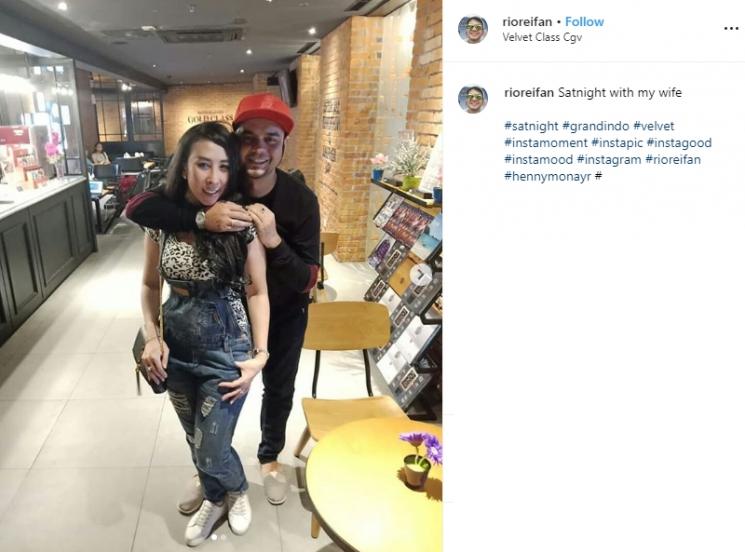 Rio Reifan dan Henny Mona (Instagram/@rioreifan)