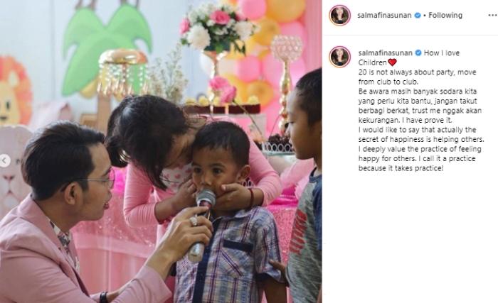 Salmafina Sunan. (Instagram/@salmafinasunan)