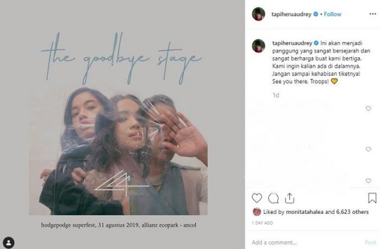 GAC dikabarkan bubar (Instagram @tapiheruaudrey)