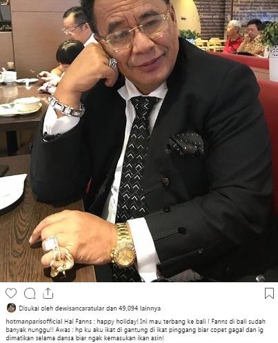Postingan Hotman Paris. [Instagram]