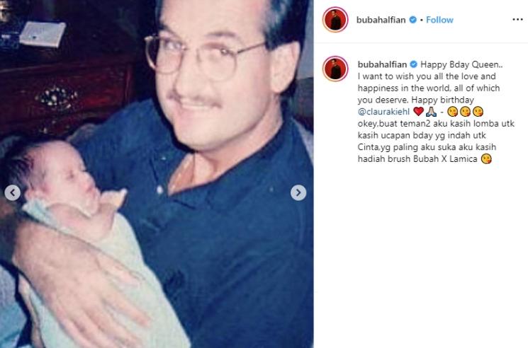 Cinta Laura (Instagram/@bubahalfian)