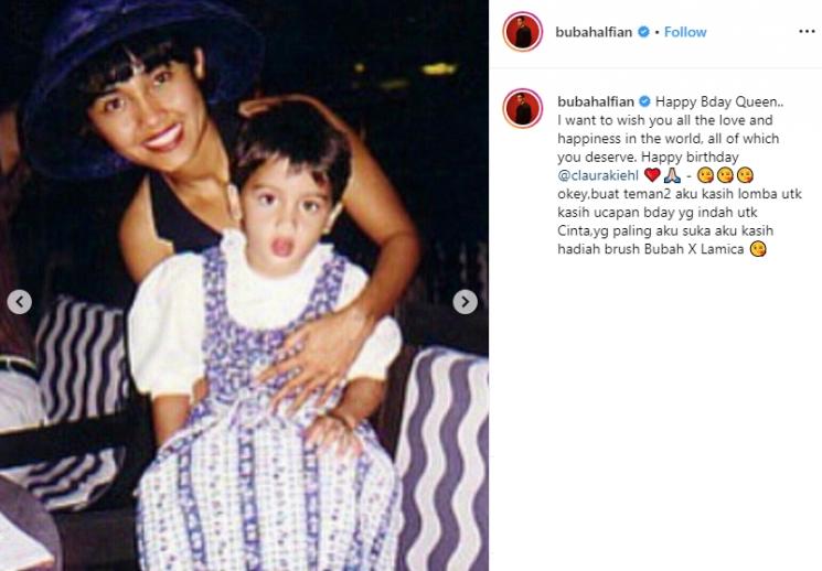 Cinta Laura (Instagram/@bubahalfian)