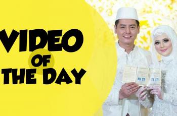 Video of The Day: Cut Meyriska-Roger Danuarta Sah Menikah, Tingkah Gemas Jan Ethes saat Upacara