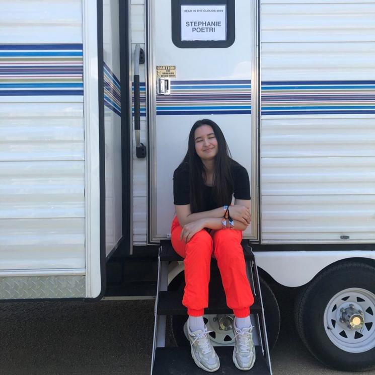 Stephanie Poetri saat tampil di Head in the Clouds & Arts di Amerika Serikat. [Instagram]
