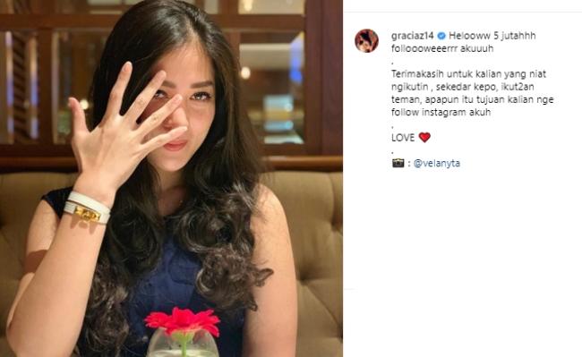 Gracia Indri. (Instagram/@graciaz14)