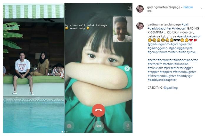 Gading Marten dan Gempita Nora. (Instagram/@gadingmarten.fanpage)