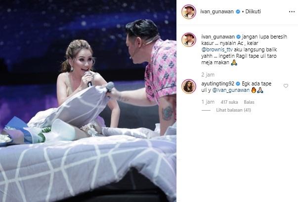 Ivan Gunawan dan Ayu Ting Ting. (Instagram/@ivan_gunawan)