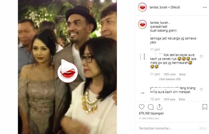 Foto pernikahan Glenn Fredly dan Mutia Ayu. (Instagram/Lambe Turah)
