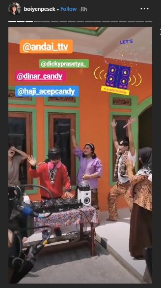 Ayah Dinar Candy. (Instagram/@boiyenpesek)