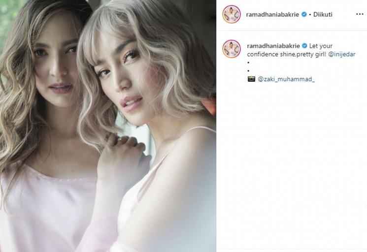 Nia Ramadhani dan Jessica Iskandar (Instagram/@ramadhaniabakrie)