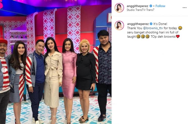 Ruben Onsu dan Adik Alm Julia Perez (Instagram/@anggitheperez)