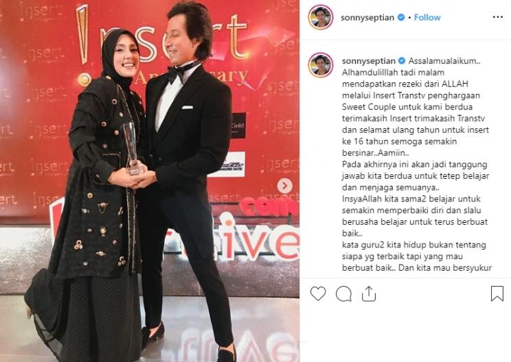 Sonny Septian dan Fairuz A Rafiq (Instagram/@sonnyseptian)