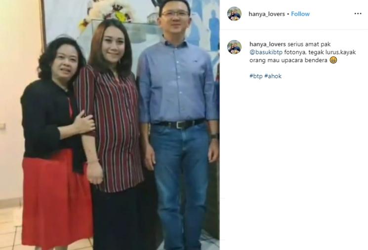 Puput Nastiti Devi dan Ahok (Instagram/@hanya_lovers)