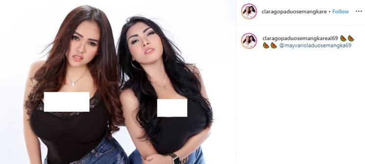 Personel Duo Semangka (Instagram/@claragopaduosemangkareal69)