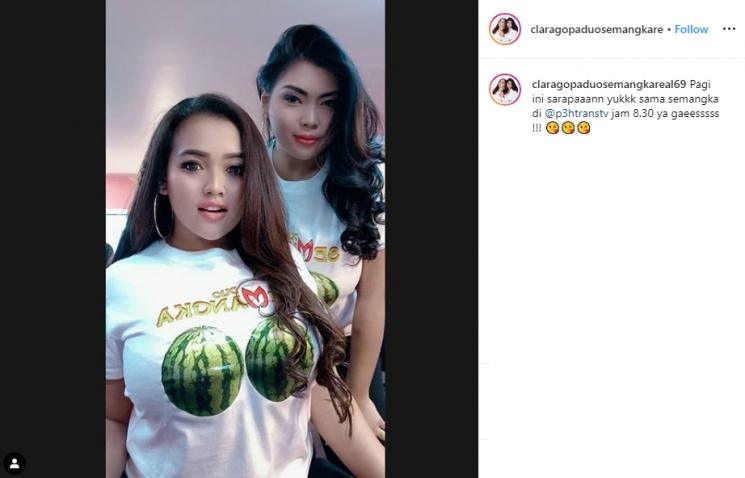 Personel Duo Semangka (Instagram/@claragopaduosemangkareal69)