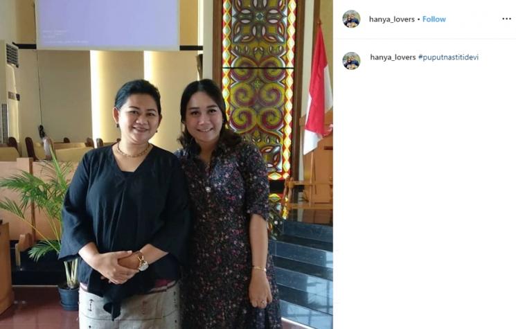 Puput Nastiti Devi dan Ahok (Instagram/@hanya_lovers)