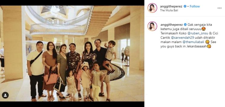 Ruben Onsu dan Adik Alm Julia Perez (Instagram/@anggitheperez)