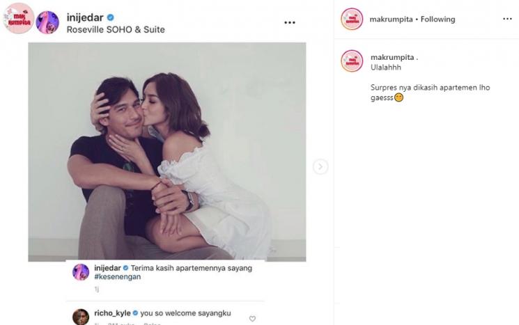 Jessica Iskandar dan Richard Kyle (Instagram/@makrumpita)