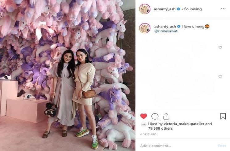 Ashanty liburan ke Paris dengan geng sosialitanya (Instagram @ashanty_ash)