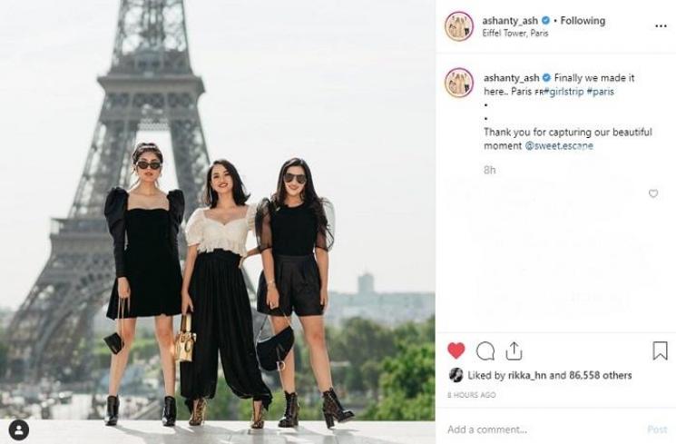 Ashanty liburan ke Paris dengan geng sosialitanya (Instagram @ashanty_ash)