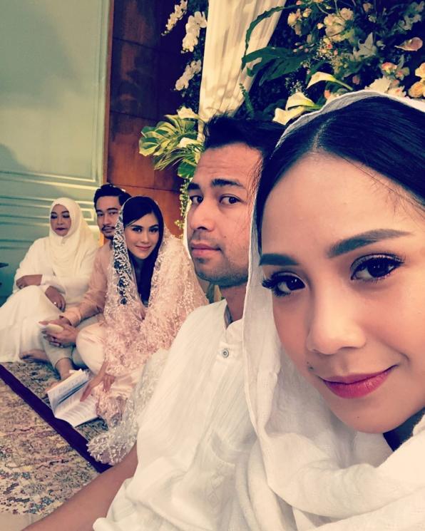 Raffi Ahmad dan Nagita Slavina di Tasyakuran Syahnaz (Instagram/@raffinagita1717)