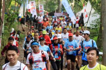 Wiiih, Ratusan Pelari Ramaikan Situ Gunung Trail Run 2019
