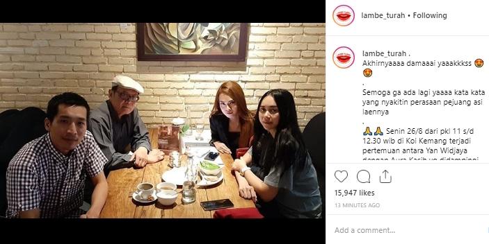 Aura Kasih. (Instagram/@lambe_turah)