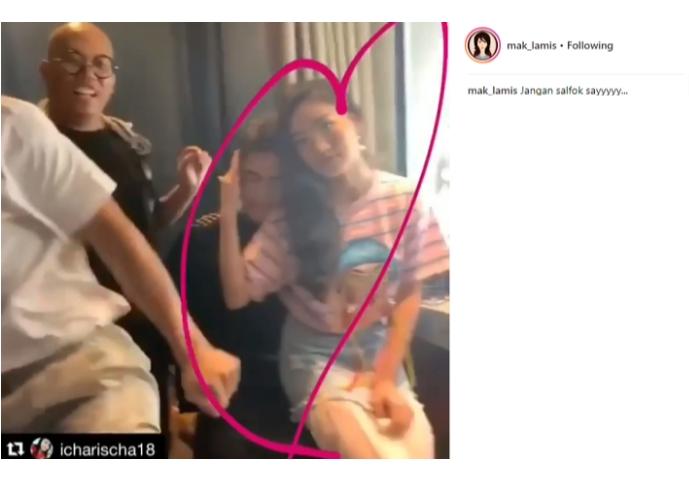 Verrell Bramasta dan Natasha Wilona. (Instagram/@mak_lamis)