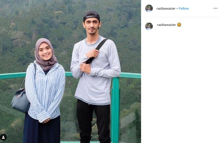 Vebby Palwinta dan Razi Bawarazier (Instagram/@razibawazier)