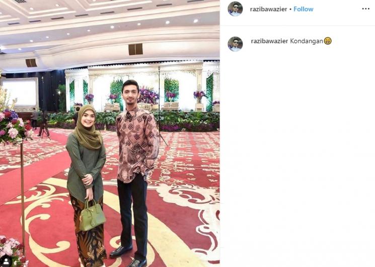 Vebby Palwinta dan Razi Bawarazier (Instagram/@razibawazier)