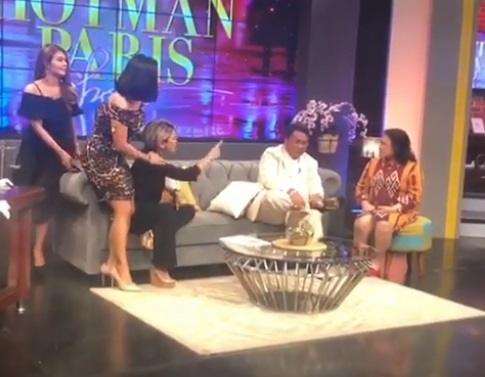 Nikita Mirzani labrak Elza Syarief di acara Hotman Paris Show. [Instagram]