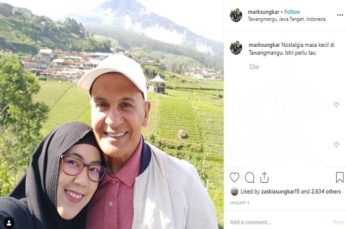 Mark Sungkar dan Santi (Instagram @marksungkar)