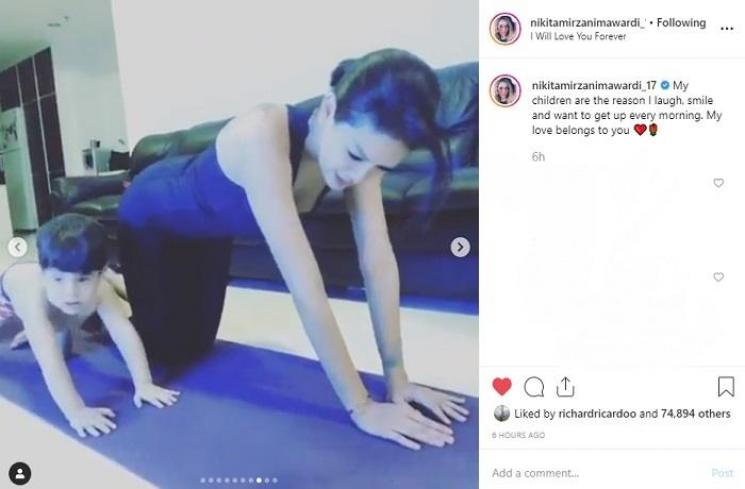 Nikita Mirzani dan anaknya (Instagram @nikitamirzanimawardi_17)