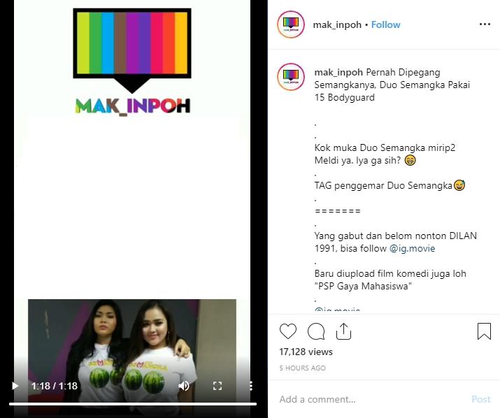 Duo Semangka (Instagram/@mak_inpoh)