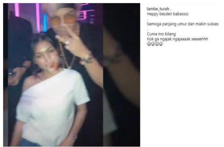 Bastian Steel. (Instagram/@lambe_turah)