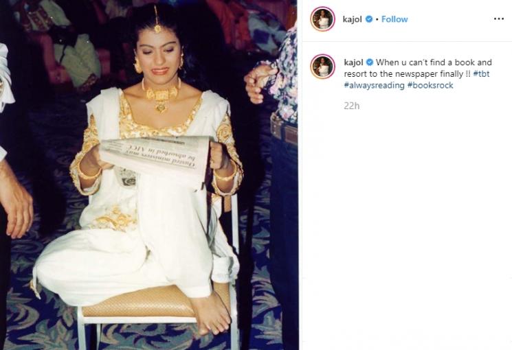 Foto jadul Kajol (Instagram/@kajol)