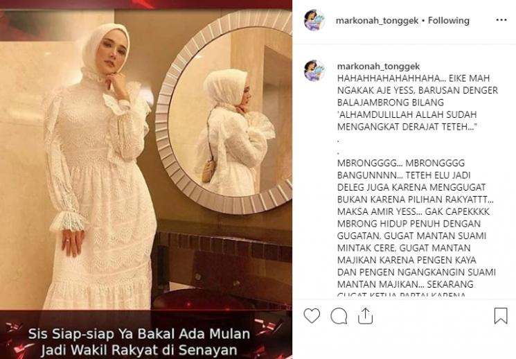 Mulan Jameela (Instagram/@markonah_tonggek)