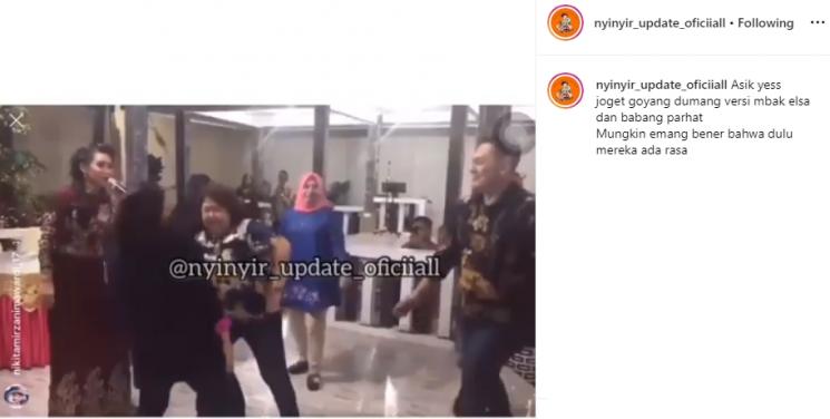 Farhat Abbas dan Elza Syarief (Instagram/@nyinyir_update_oficiiall)