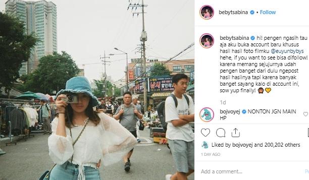Beby Tsabina. (Instagram/@bebytsabina)