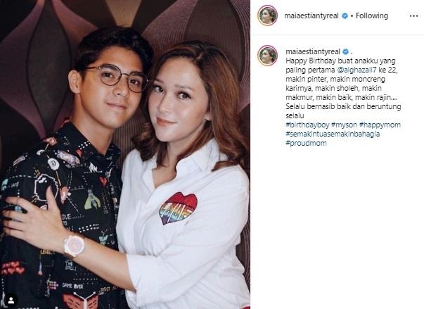 Momen manis ulang tahun Al Ghazali. (Instagram)