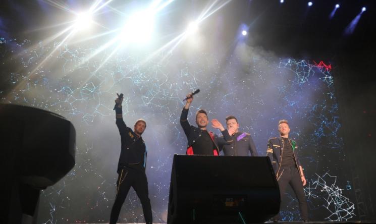 Konser Westlife di pelataran Candi Borobudur Yogyakarta (MataMata.com/Firna)