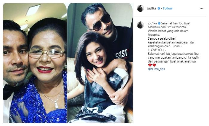 Judika dan Duma Riris. (Instagram/@jud1ka)