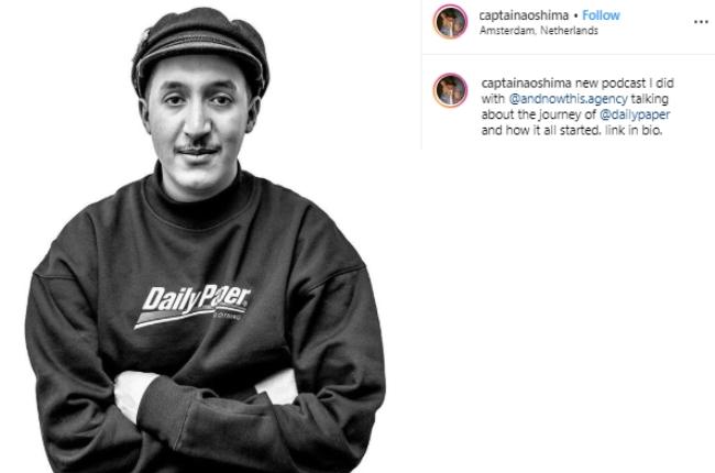 Abderr Trabsini. (Instagram/@captainaoshima)