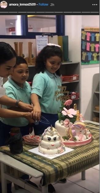 Momen Manis Ulang Tahun Putri Krisdayanti dan Raul Lemos, Amora Lemos. (Instagram/@amora_lemos0509)