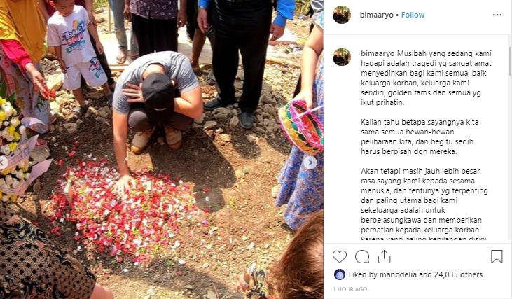 Bima Aryo. (Instagram/@bimaaryo)