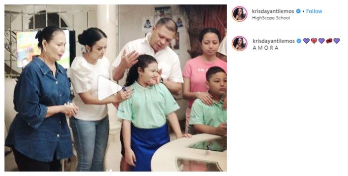 Ulang Tahun Amora. (Instagram/@krisdayantilemos)
